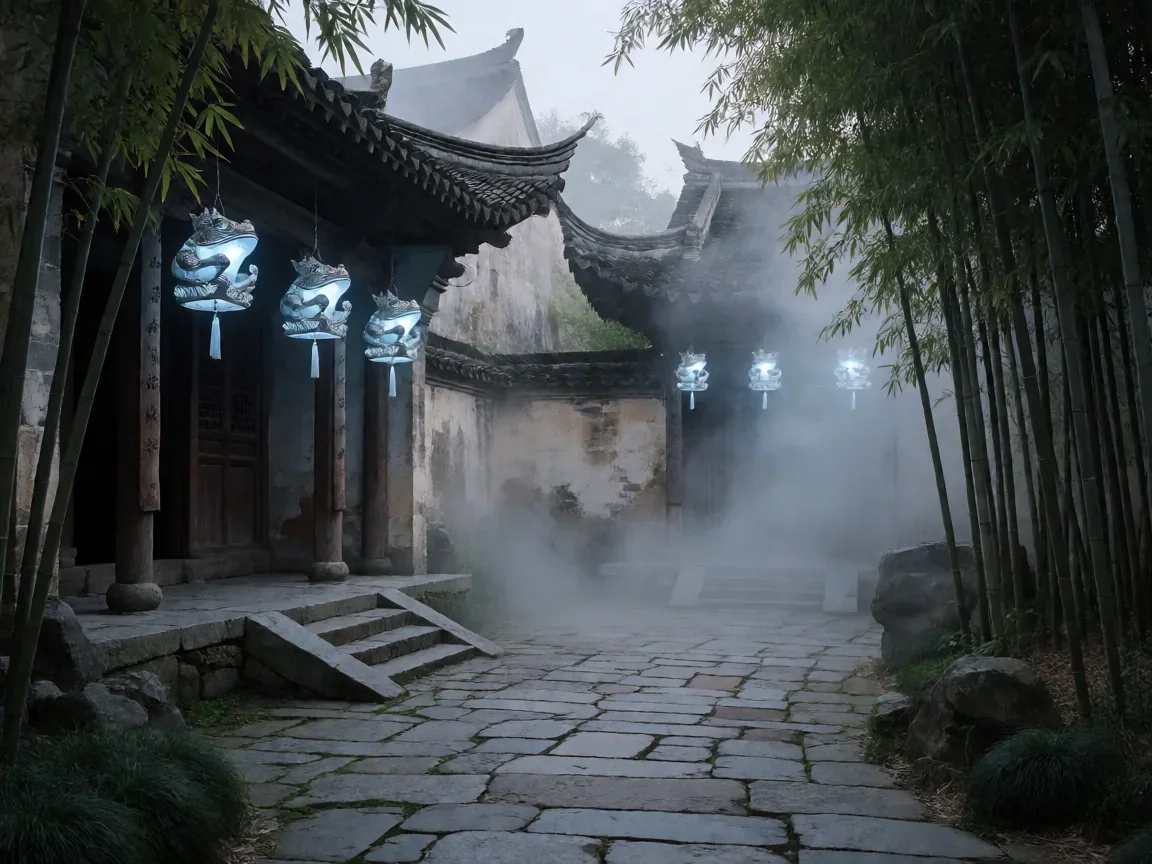 射雕丐帮上锁宝箱位置攻略,银蟾灯照亮的古院石径