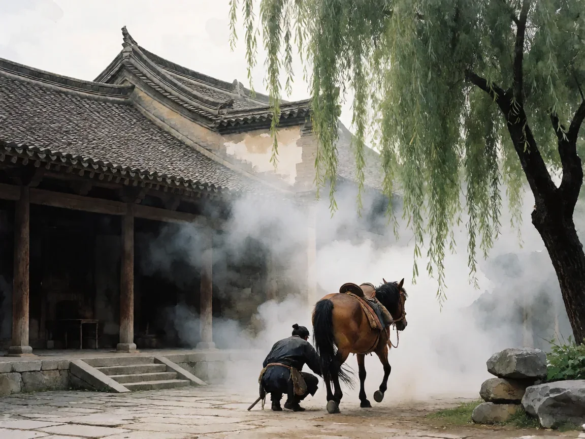 燕云十六声马匹坐骑获取攻略,雾中庭院悄然接近的骑术剪影