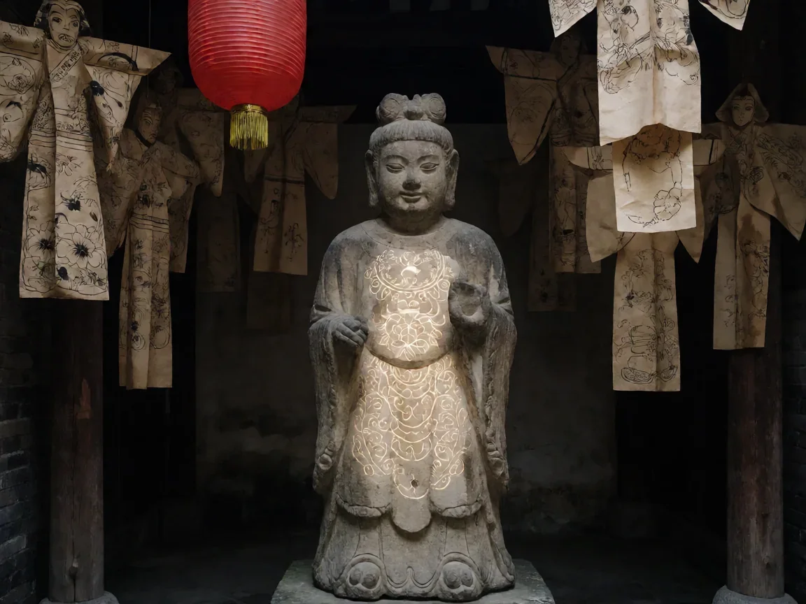 纸嫁衣4第四章全部图解 石敢当显形夜