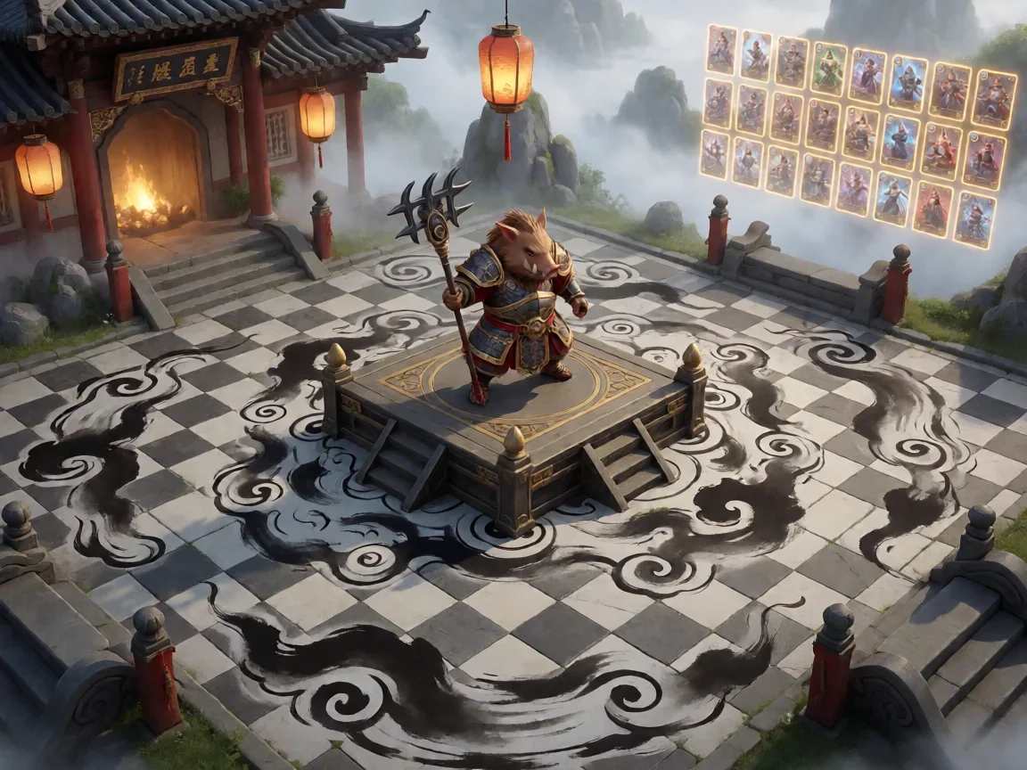 王者万象棋猪八戒技能介绍,摄灵夺取战场