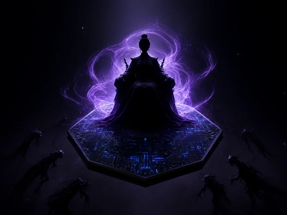 云顶之弈s9卑尔维斯技能介绍,虚空王座剪影