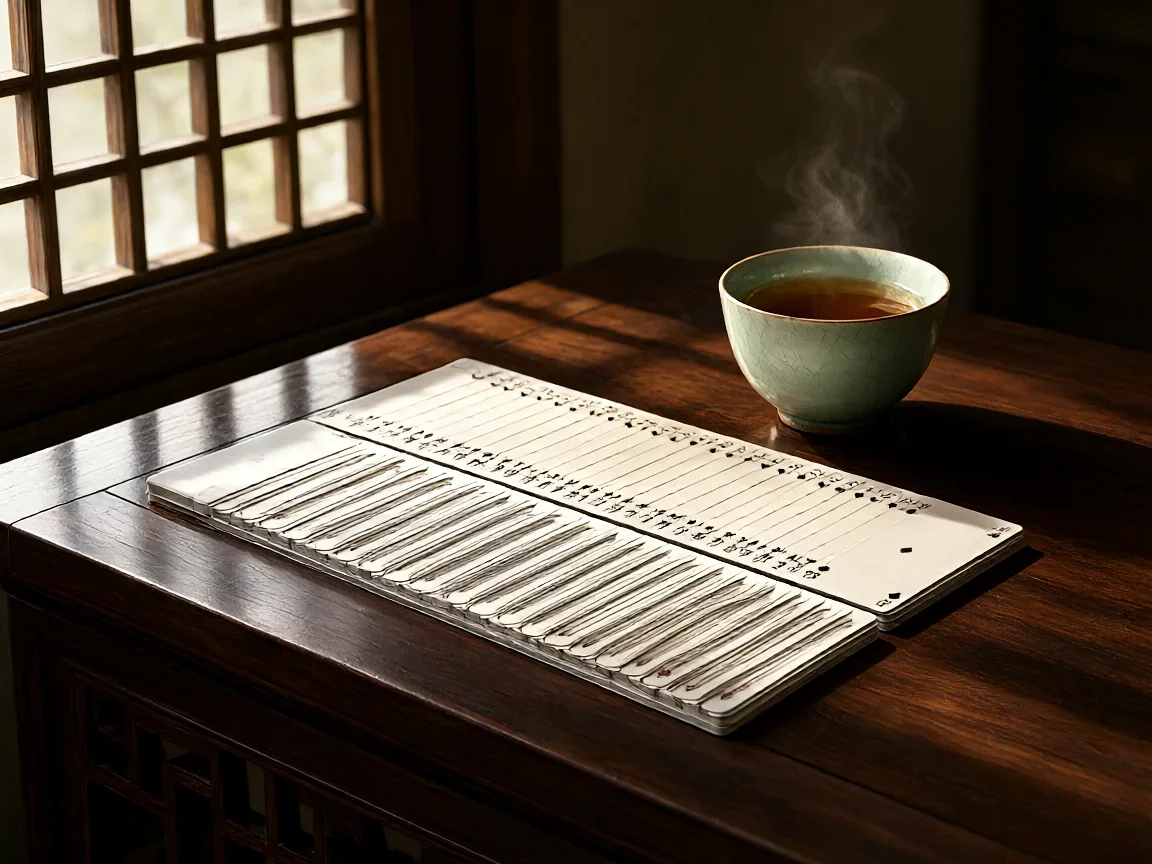 双扣扑克牌玩法及规则茶楼发牌