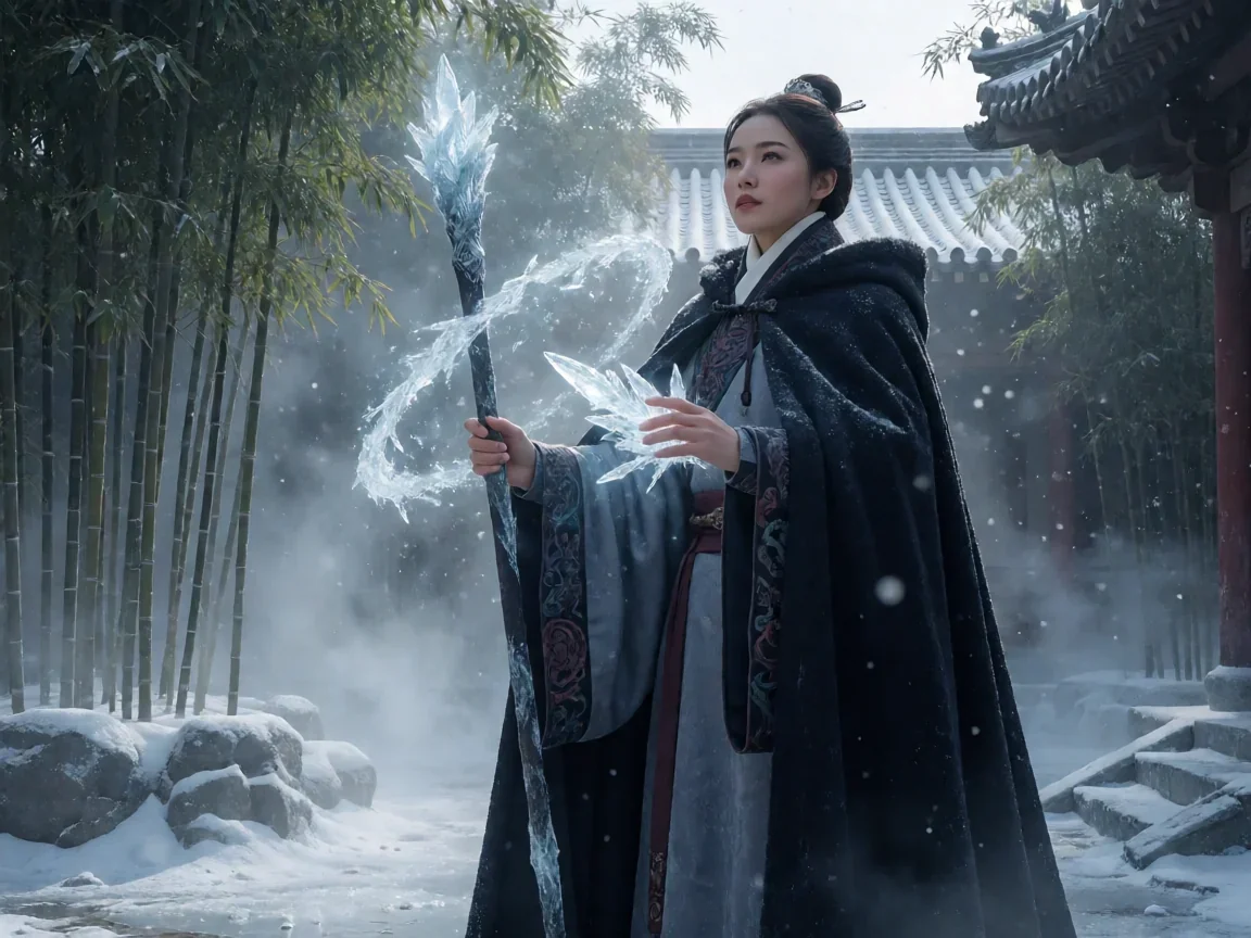 冰结师带什么武器好,冰霜法杖下的修道剪影