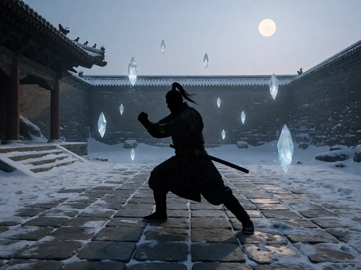 原神满命申鹤的意义是什么,月下雪庭的战斗剪影
