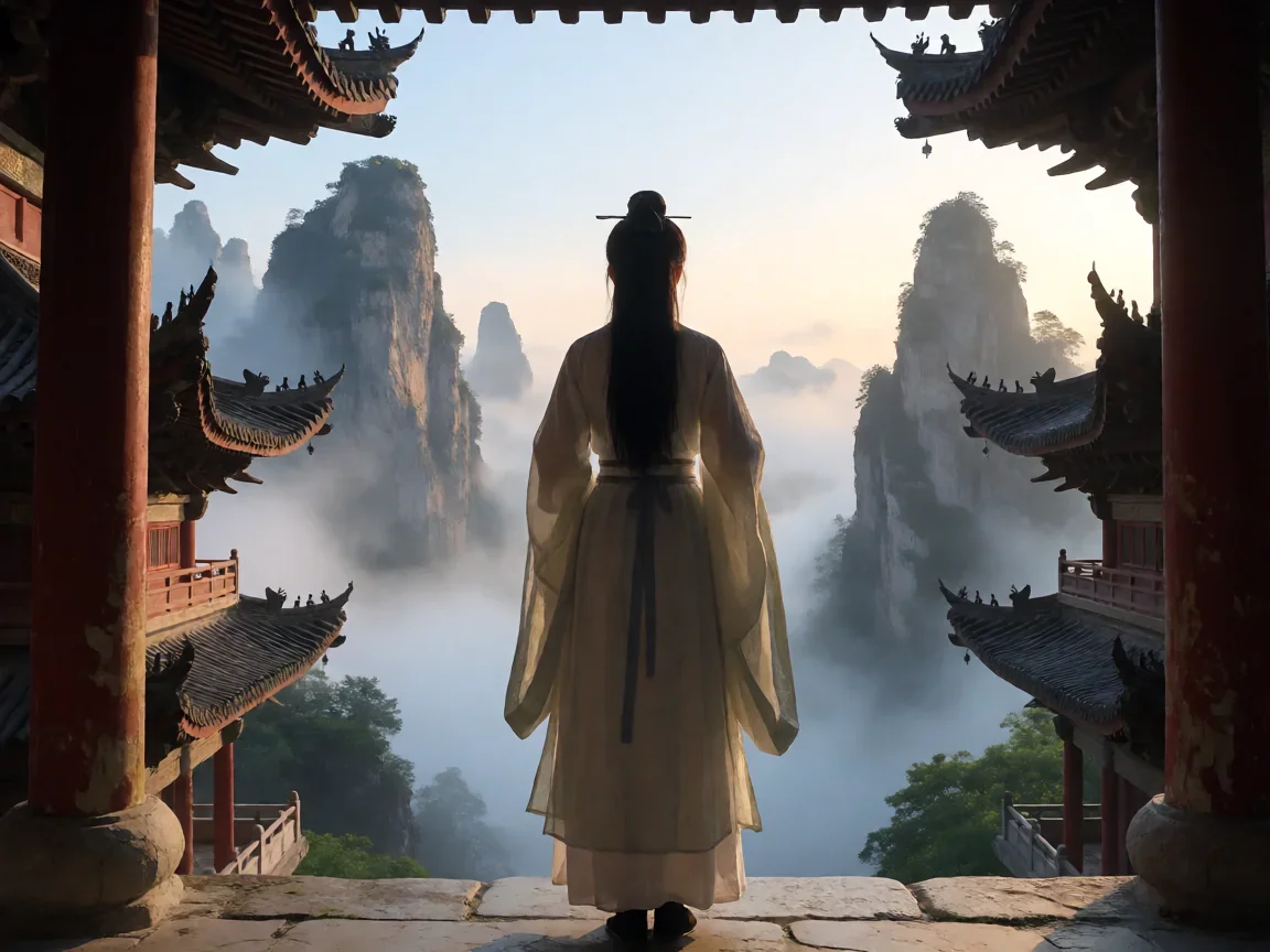 天涯明月刀小师妹卡翘楚出师攻略,侠客岛门槛处的修道者剪影