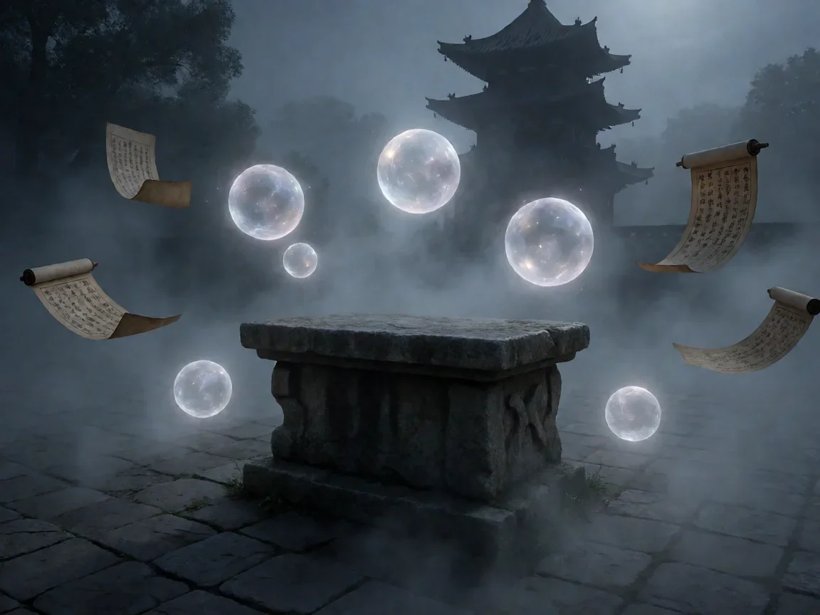 御龙在天端游紫副将,升星祭坛上的光球悬浮