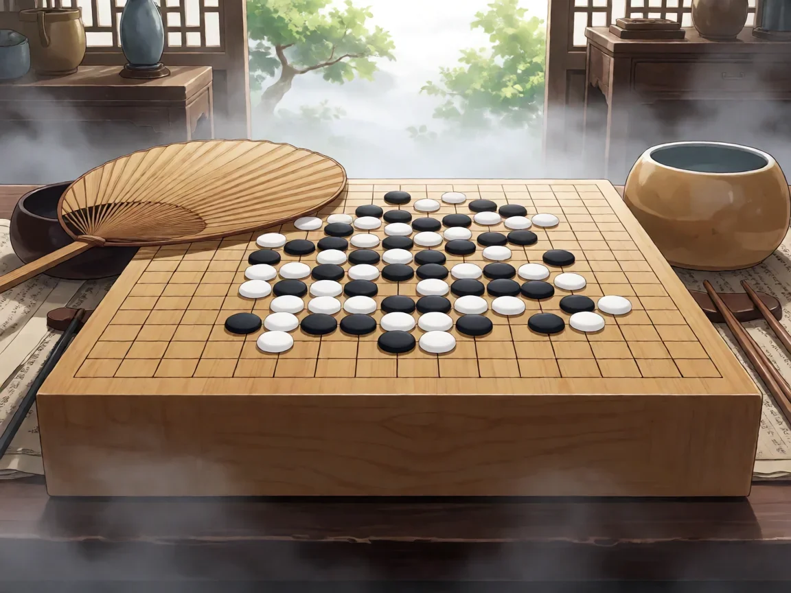 围棋小飞，飞与跳的对比画面