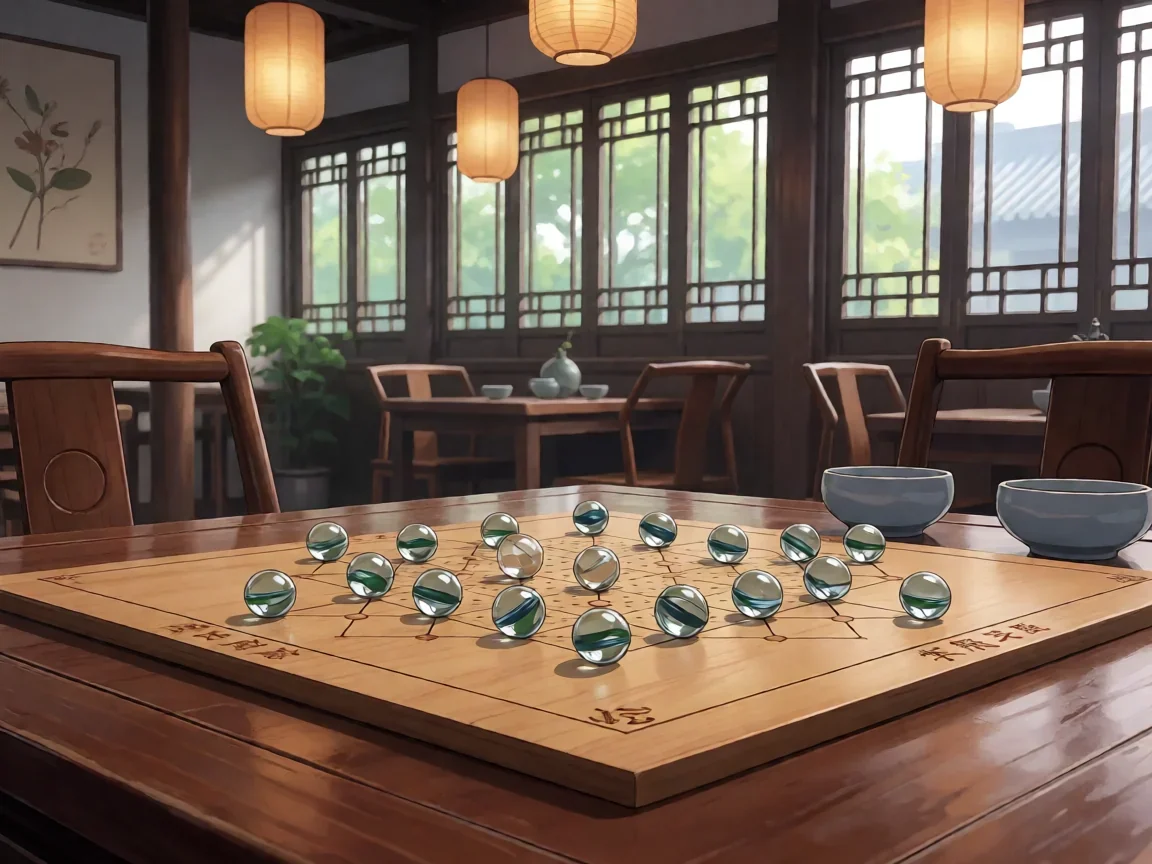 跳棋必胜技巧 中盘堵截瞬间
