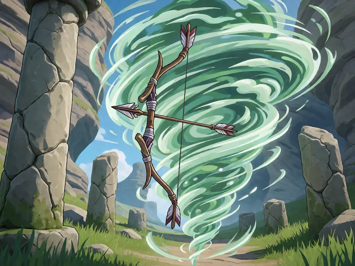 原神温迪圣遗物属性选择,风龙废墟弓影