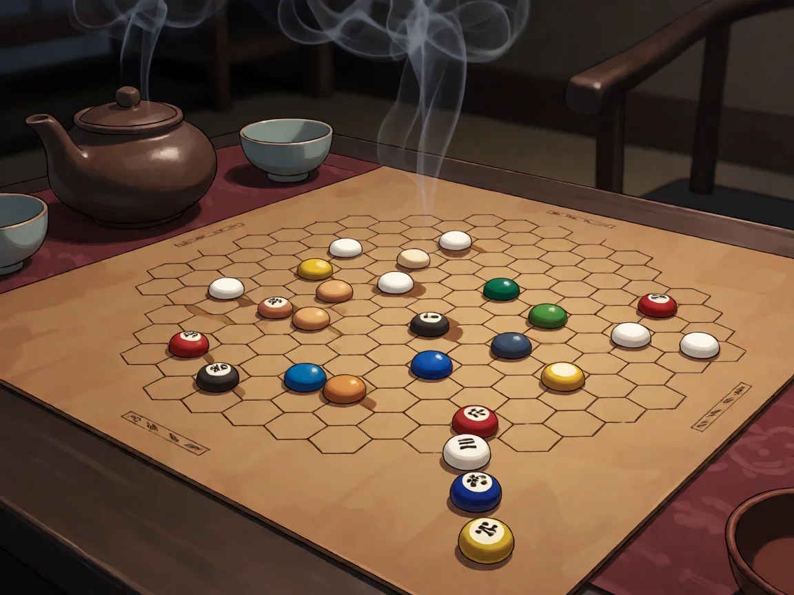 跳棋规则,收官落子进角时刻