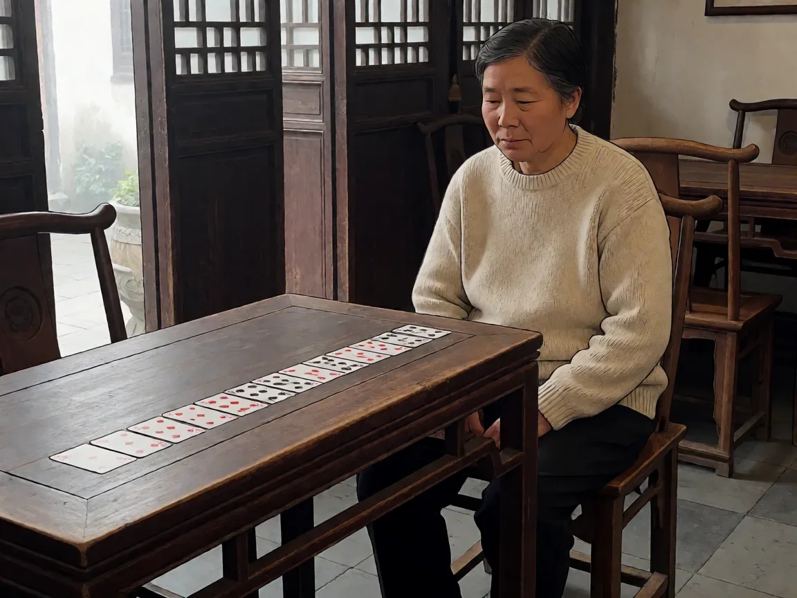 双扣是什么意思之茶楼顺子场面