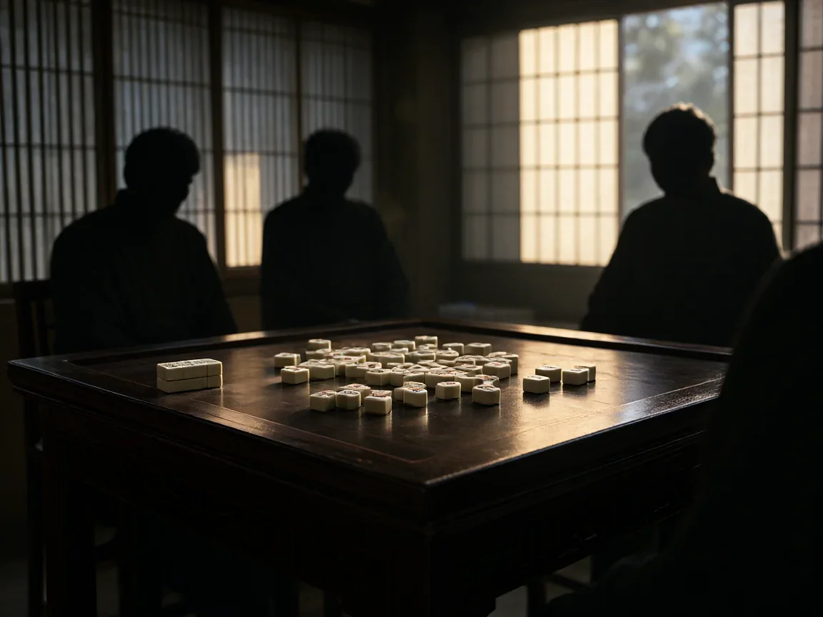 搓麻将经常输怎么办,牌桌舍张远景氛围