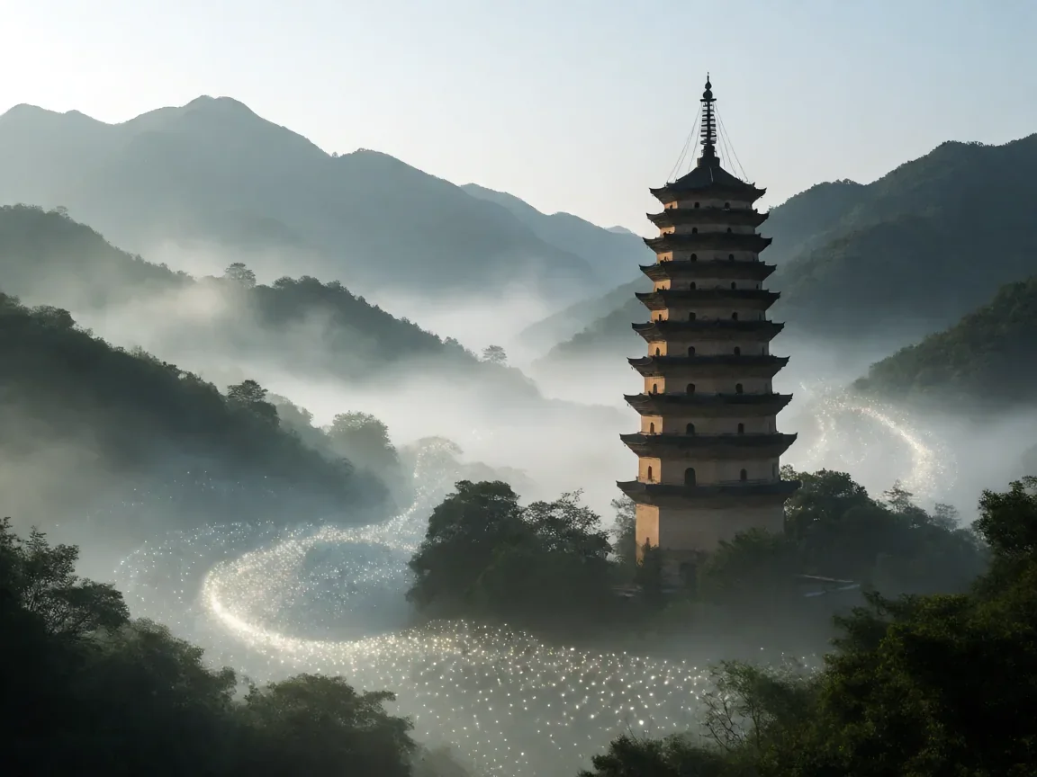 御龙在天龙印合成概率,水墨山峦间的天命之光