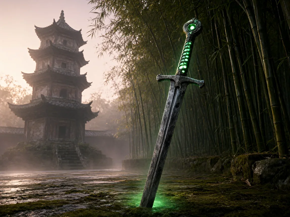 永劫无间长剑武器魂玉详细介绍竹林庭院场景